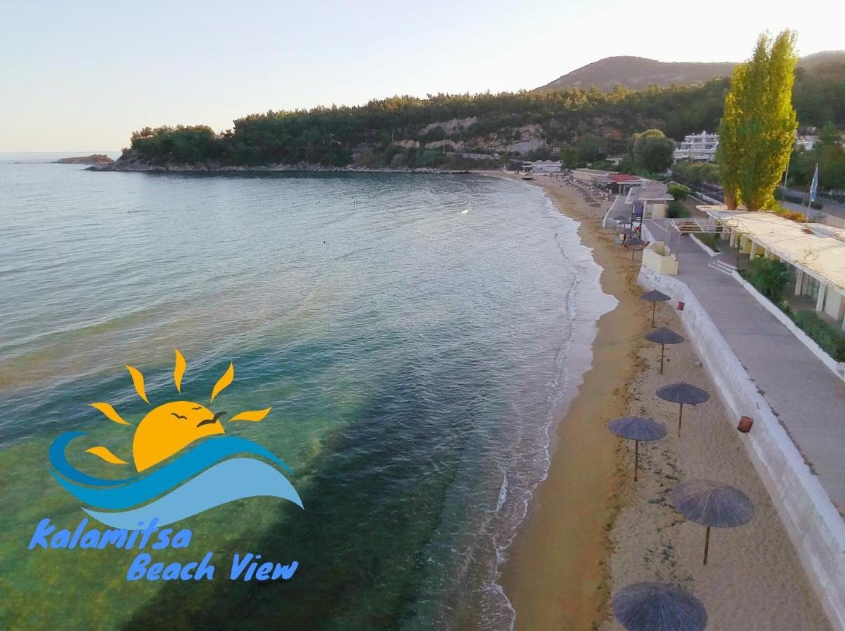 Kalamitsa Beach View Кавала Екстер'єр фото
